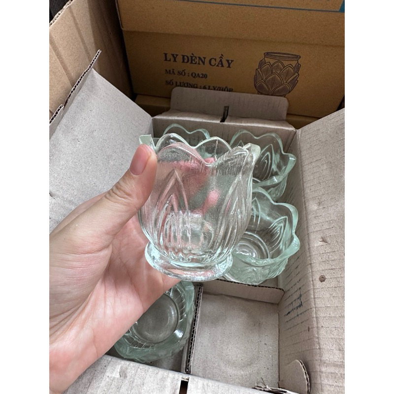Combo làm 36 ly hoa tulip nến bơ