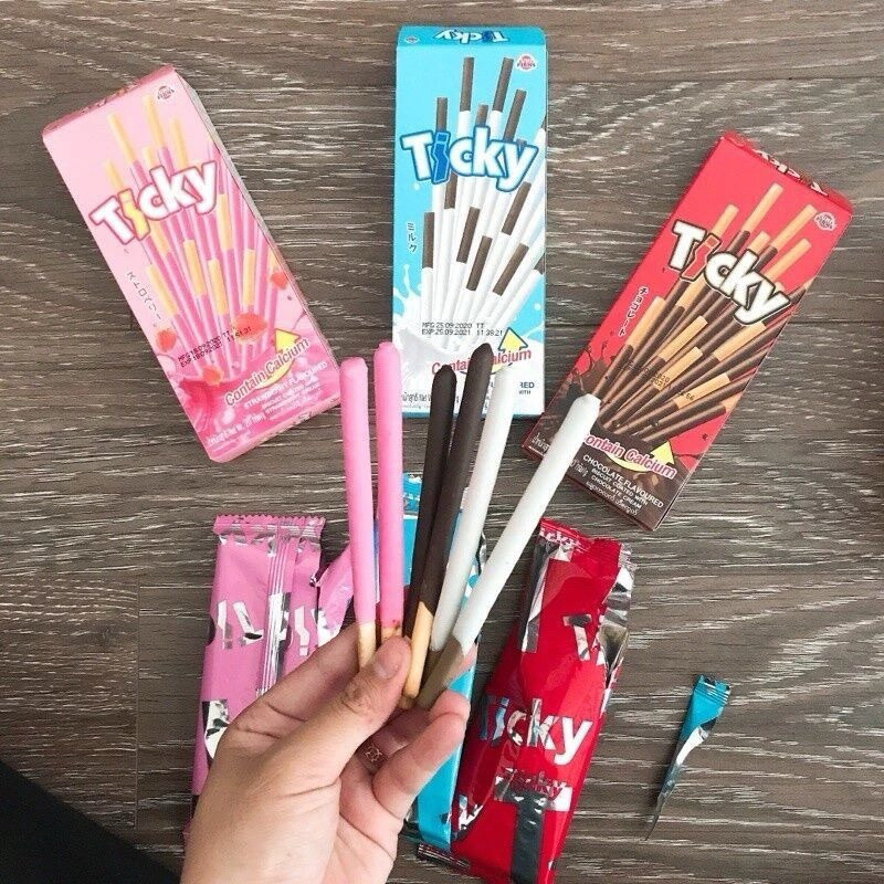 Bánh que Thái Ticky 18g nhiều vị