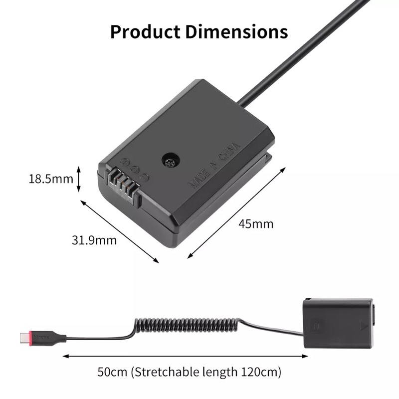 Pin giả Kingma NP-FW50 cho máy ảnh Sony A6000 A6300 A6400 A6500, ZV E10