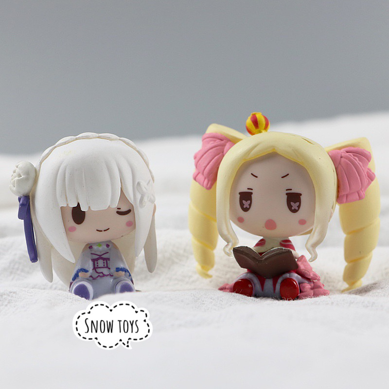 Mô hình Re:zero - Nhân vật Ram Rem Rezero Emilia Frederica Echidna Cosplay mèo - Re:Life in a different world from zero