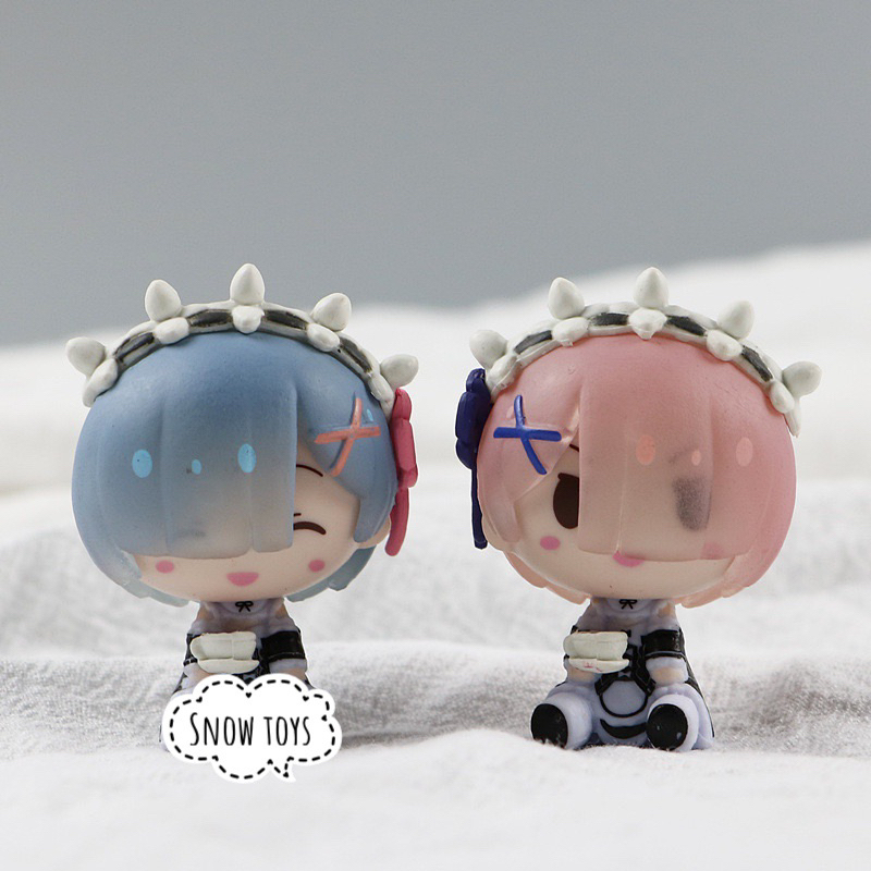 Mô hình Re:zero - Nhân vật Ram Rem Rezero Emilia Frederica Echidna Cosplay mèo - Re:Life in a different world from zero