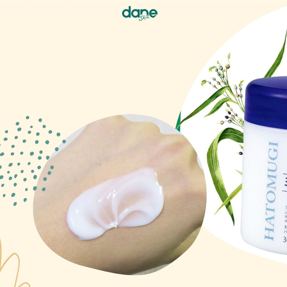 Kem dưỡng da ý dĩ Hatomugi Moisturizing & Conditioning Milky Cream 300g - giúp dưỡng ẩm, làm sáng da, trẻ hóa làn da