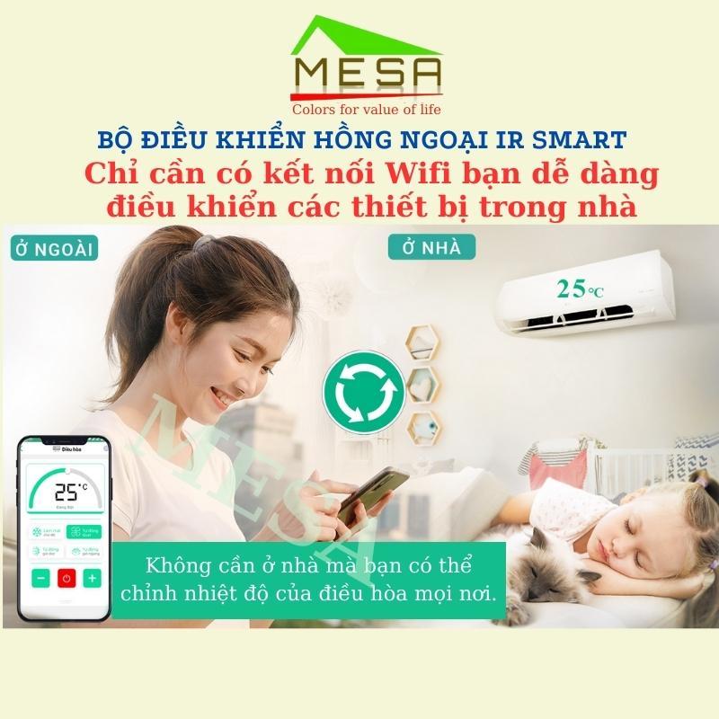 Bộ Điều Khiển Hồng Ngoại IR Smart, Điều Khiển Các Loại Quạt, Tivi, Điều Hoà, Dàn Âm Thanh, Đầu KTS Qua Điện Thoại