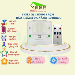 Thiết Bị Chống Trộm Và Báo Khách Đa Năng Hunonic CT01 Sử Dụng Wifi Điều Khiển Đưa Cảnh Báo Trên App