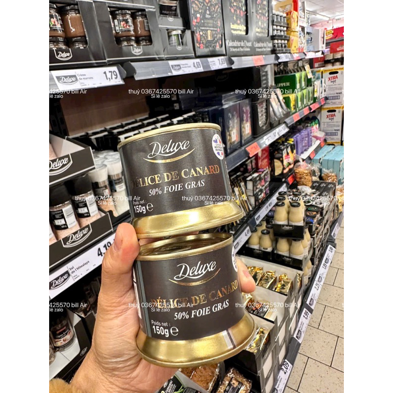 Pate gan ngỗng Pháp Delice De Foie De Canard (date 2027)