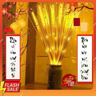 Đèn led bông lúa, đèn led trang trí, set 10, 20 bông trang trí, bông lúa vàng, trang trí ban thờ phòng khách