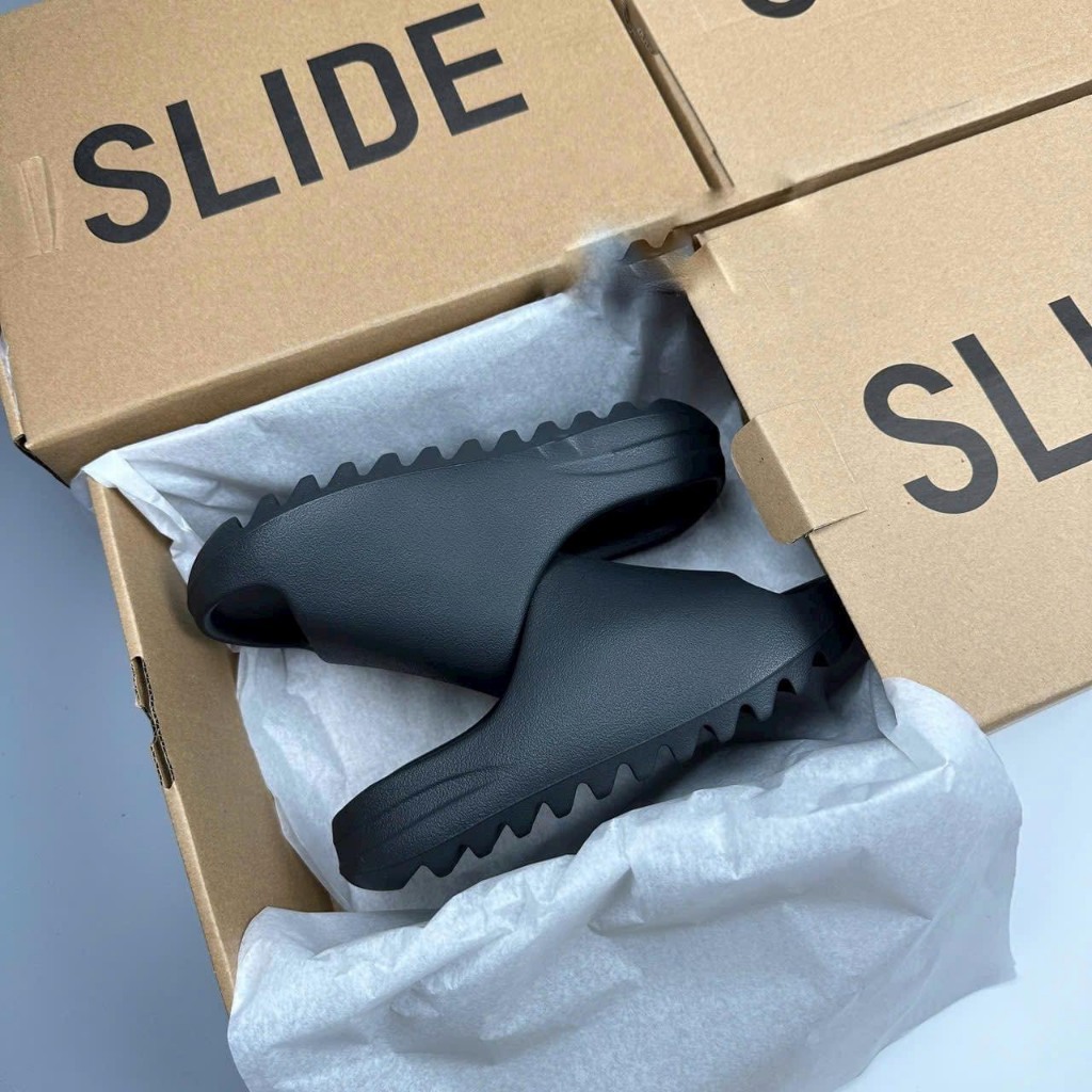 Dép yeezy slide 5 màu basic vân nhám đế cao bản full cao cấp - full box