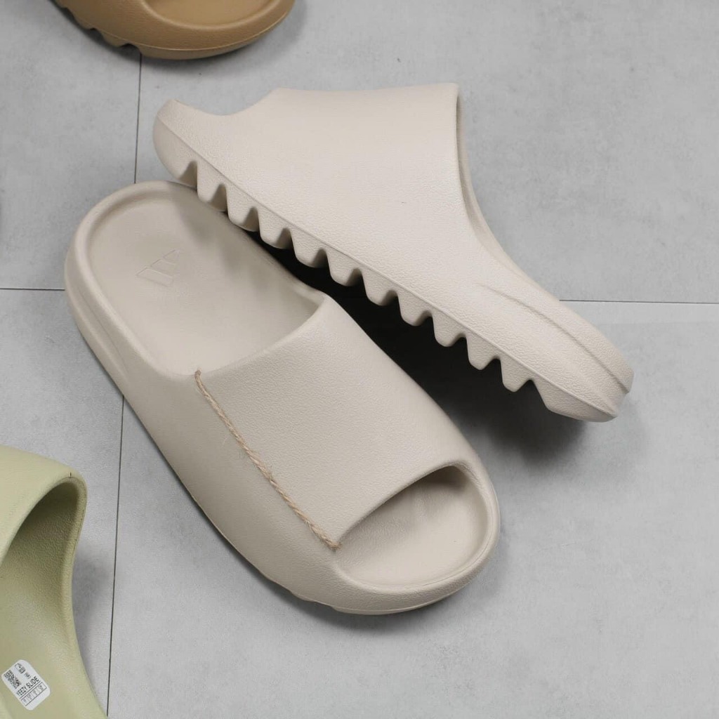 Dép yeezy slide 5 màu basic vân nhám đế cao bản full cao cấp - full box