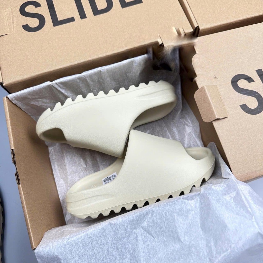 Dép yeezy slide 5 màu basic vân nhám đế cao bản full cao cấp - full box