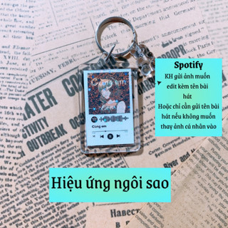 [THEO YÊU CẦU] Móc Khoá Ảnh cá nhân, Mẫu Spotify - CUSTOM KEYRING