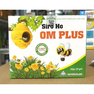 Siro ho om plus giảm ho, hết cảm, hết khò khòe