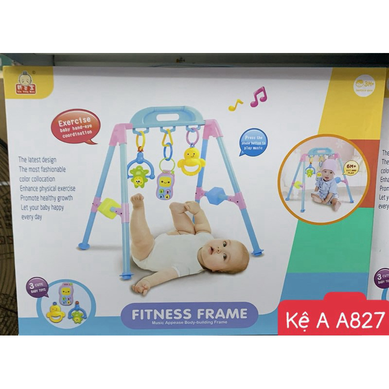 kệ chữ A 827 có nhạc cho bé