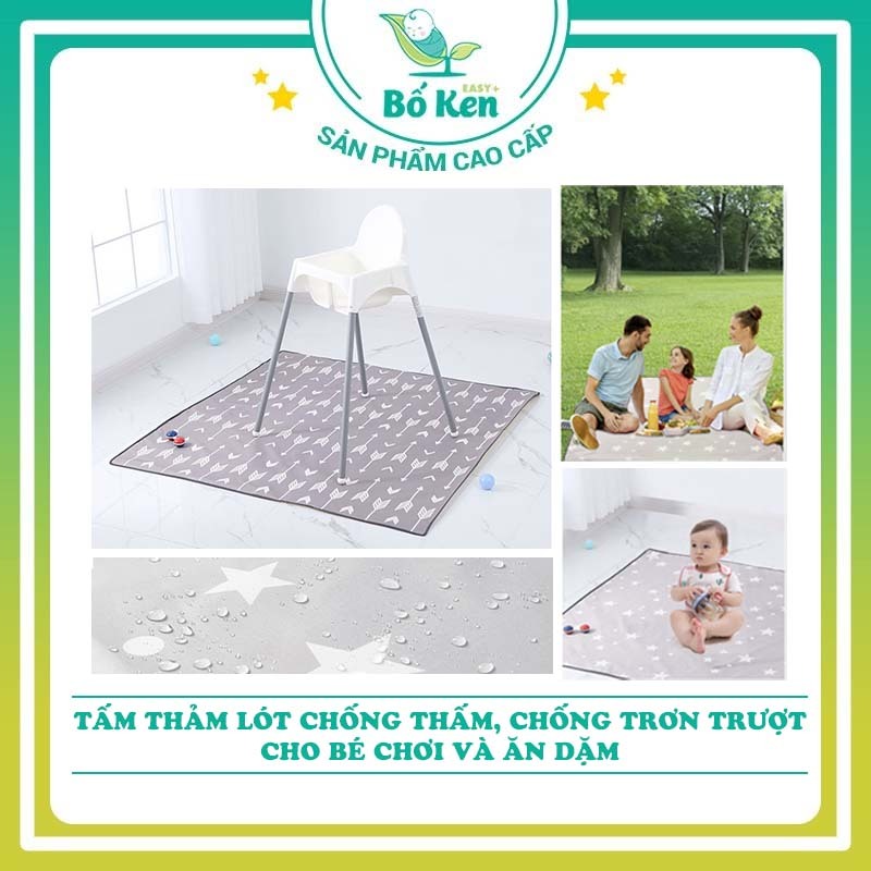 Shop Bố Ken - Thảm Chống Thấm Cho Bé Ăn Dặm và Gia Đình [Nhiều kích thước]
