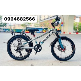Xe đạp thể thao trẻ em VICKY F20 , F22 có đề bánh 20, 22 inch (TẶNG KHOÁ SỐ)