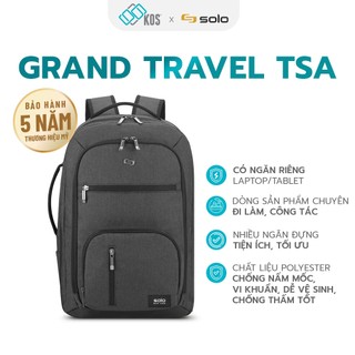 Balo du lịch solo grand travel tsa - balo laptop 17.6 inch - thương hiệu mỹ - bảo hành 5 năm