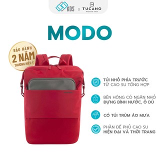 Balo laptop tucano modo business 15, đựng laptop 15 inch, có áo mưa chống nước. thương hiệu ý