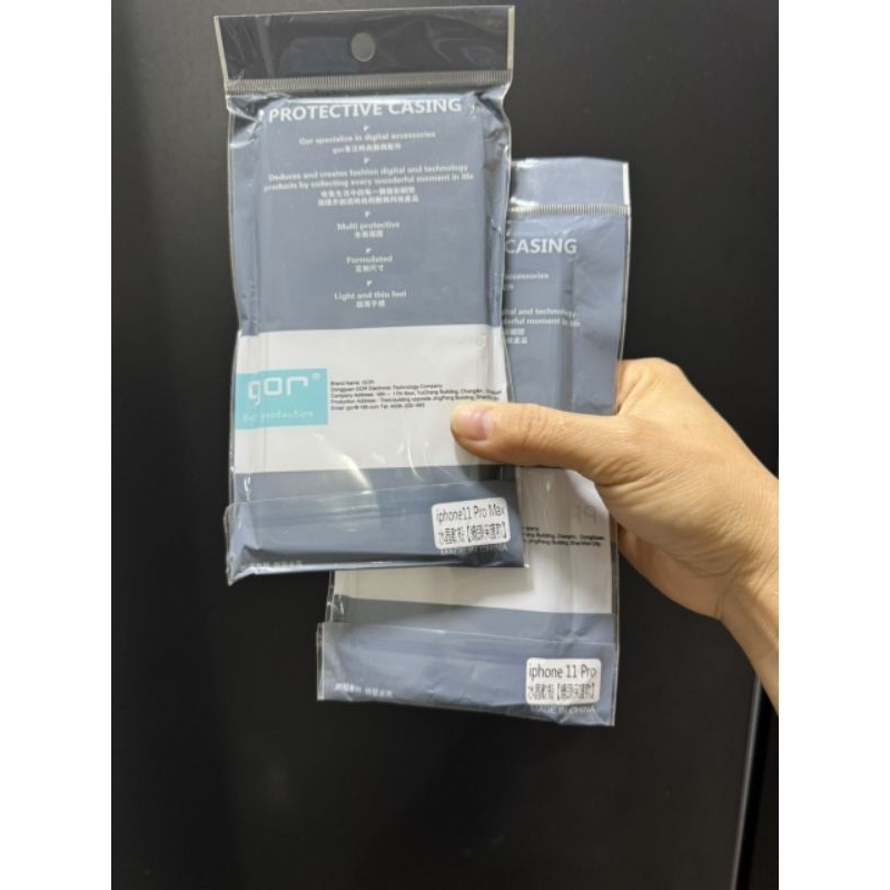 Ốp lưng Silicon Tpu trong suốt cho iphone 11 pro/ip11/11 pro max chính hãng Gor