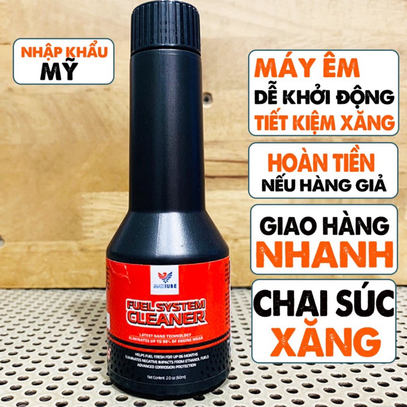 [Giá Sỉ] Phụ gia Vệ Sinh Kim Phun, Súc Béc Xăng Xe máy MAXLUBE Làm Sạch Cặn Cacbon Buồng Đốt Kim Phun Van Nạp Xả Nhập