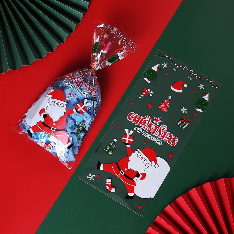 Túi đựng quà noel bánh kẹo giáng sinh