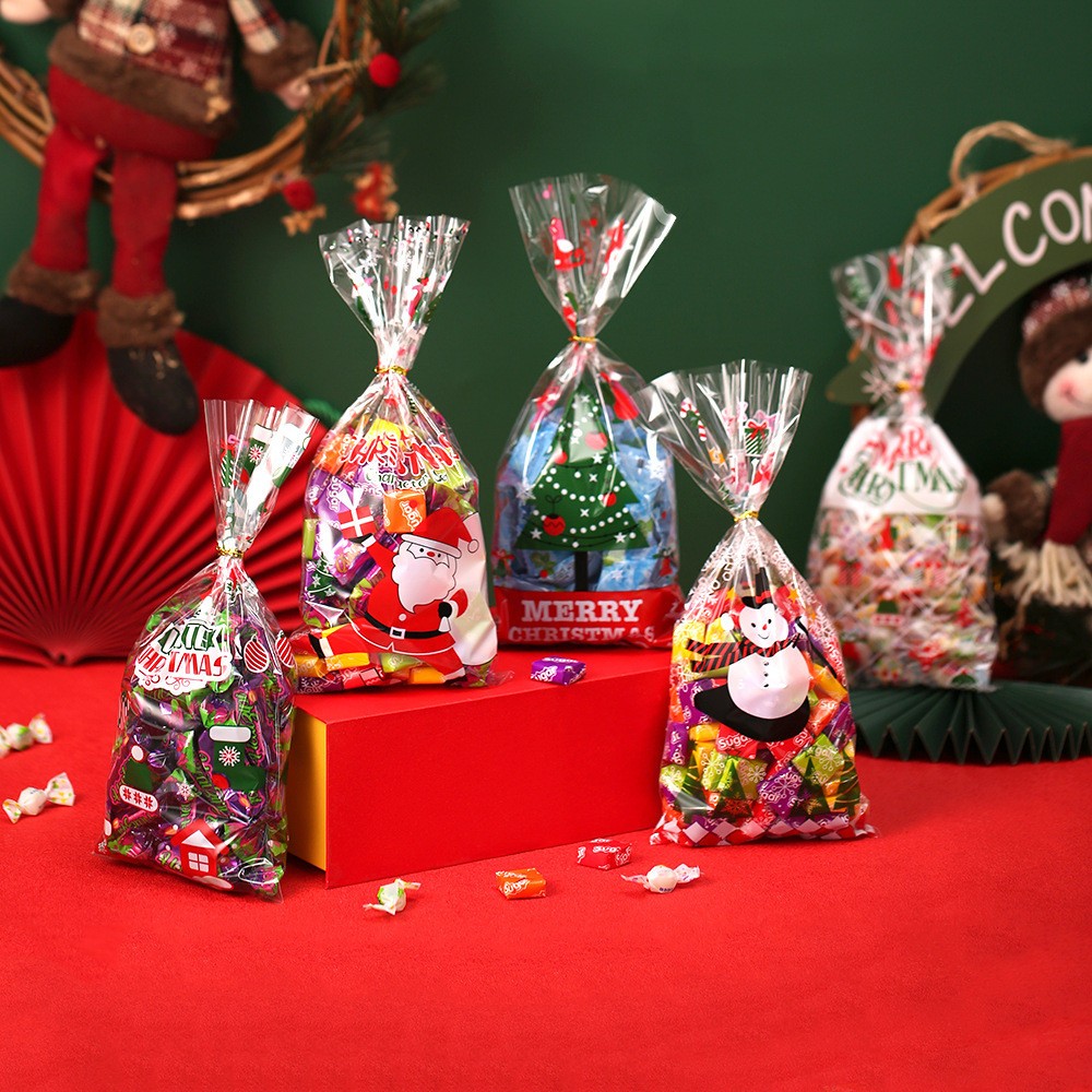 Túi đựng quà noel bánh kẹo giáng sinh