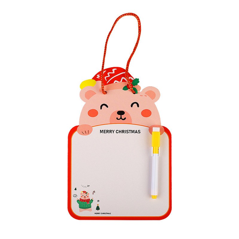 Đồ chơi noel  bảng viết bút lông cho bé tặng kèm bút qua tặng giáng sinh