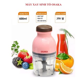 Máy xay sinh tố đa năng OSAKA nắp nâu, OSAKA nắp đồng xay thực phẩm nghiền cực khoẻ