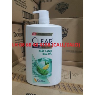 DẦU GỘI CLEAR BẠC HÀ 1.4KG-880G-630g