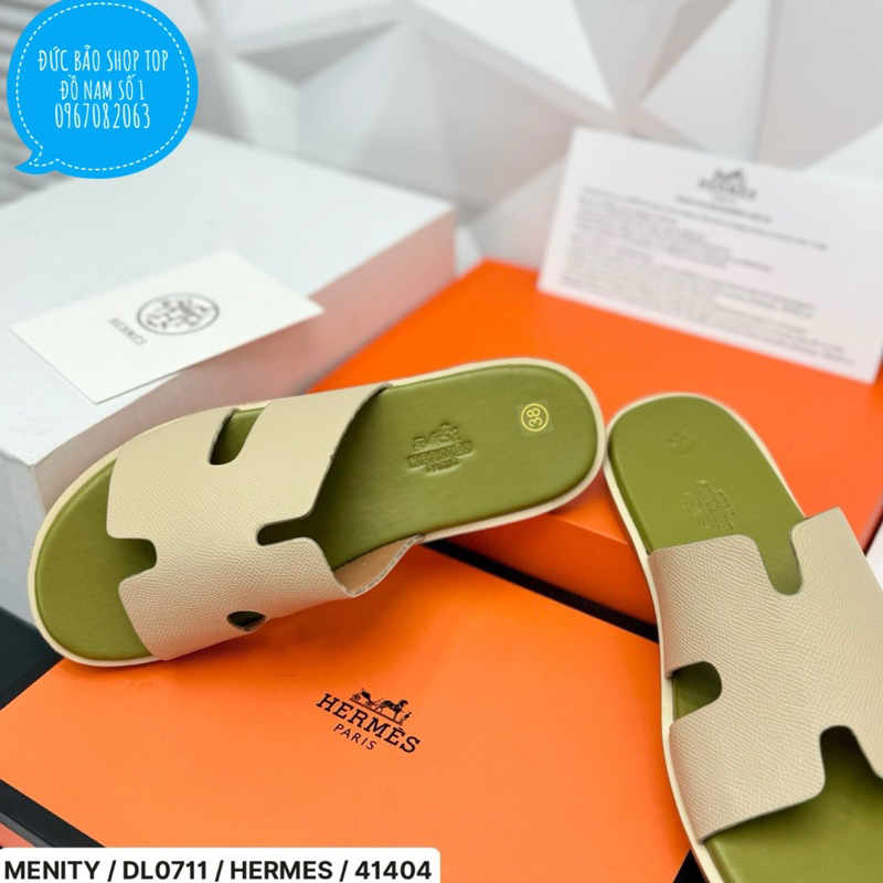 Dép HM Nam Full box Đế Gỗ Quai Sần Đủ màu Cực Sang-Dép HM Nam Hot hit