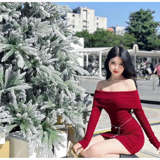 Váy body trễ vai sang chảnh