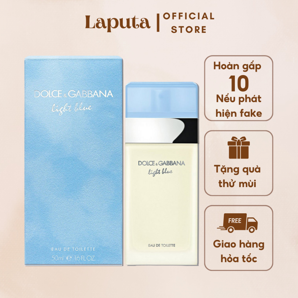 Nước Hoa Nữ D.g Light Blue Hương Bưởi Thơm Mát Trẻ Trung Hiện Đại Tươi Mát