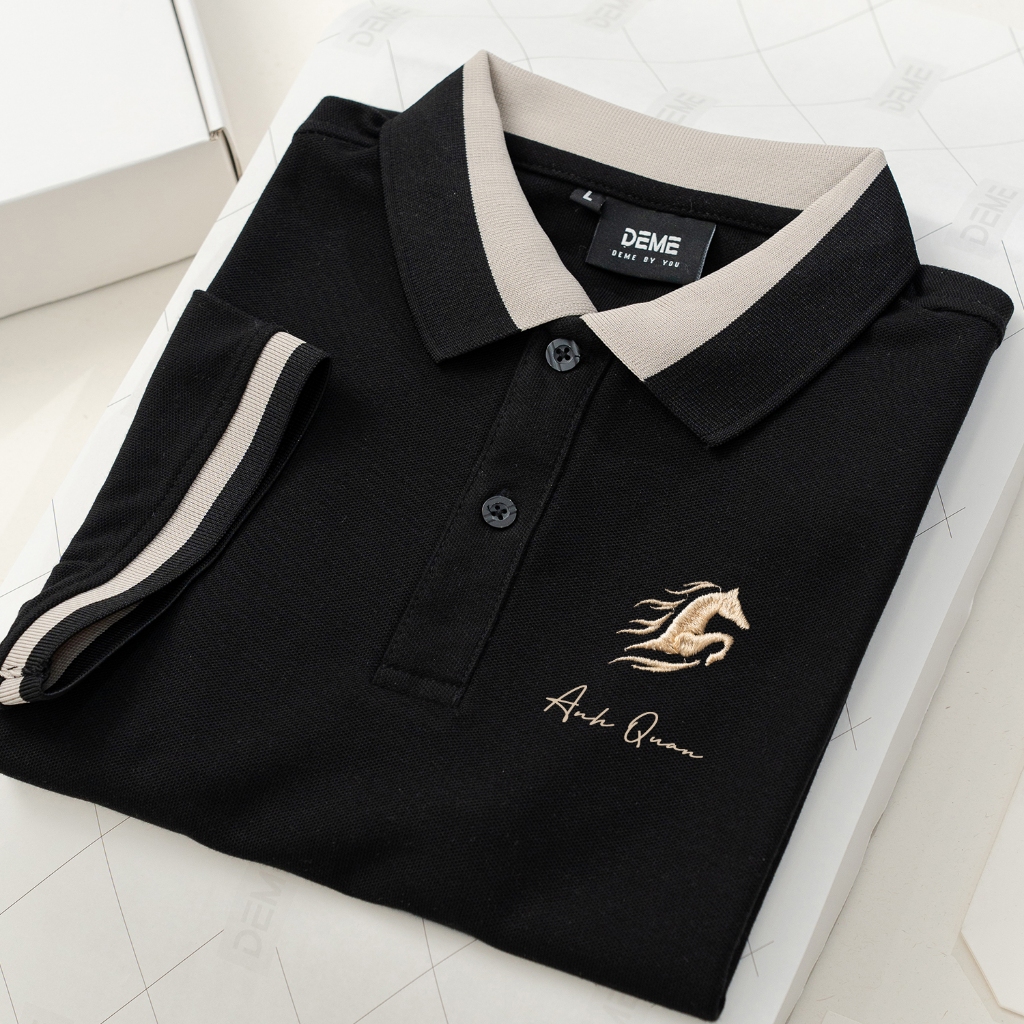 Quà Tặng Bạn Trai Thêu Theo Yêu Cầu  Ý Nghĩa , Quà Sinh Nhật Áo Thun Polo Nam