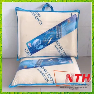 Gối cao su non american cực êm- gối nằm 40x60cm