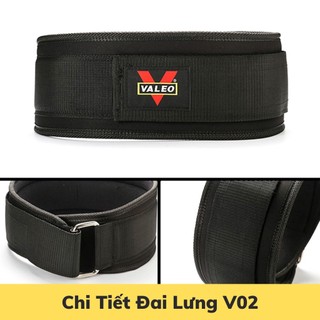 Đai lưng mềm valeo hỗ trợ tập gym, gánh tạ, deadlift, phụ kiện tập gym chính hãng - b6
