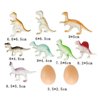 Set 10 Chi Tiết Khủng Long Và Trứng Nhựa Mẫu Mới-