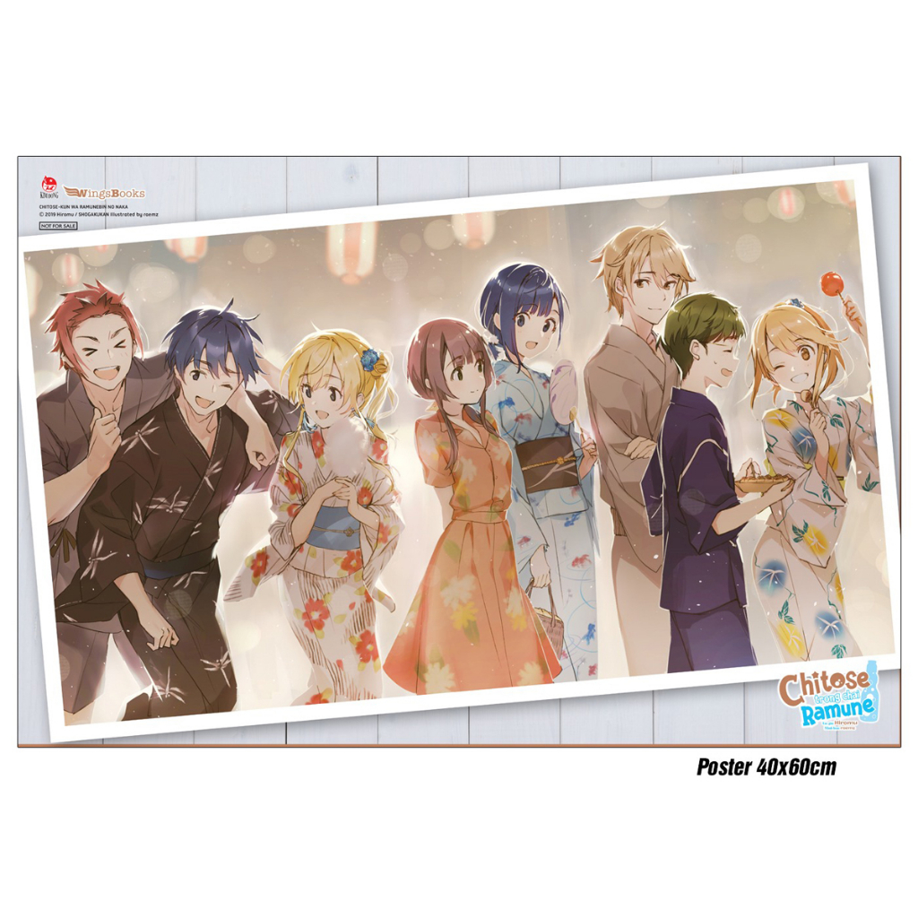 Sách -Chitose Trong Chai Ramune - Tập 1 2 3 4 5 - Bản Phổ Thông & Bản Giới Hạn + Poster