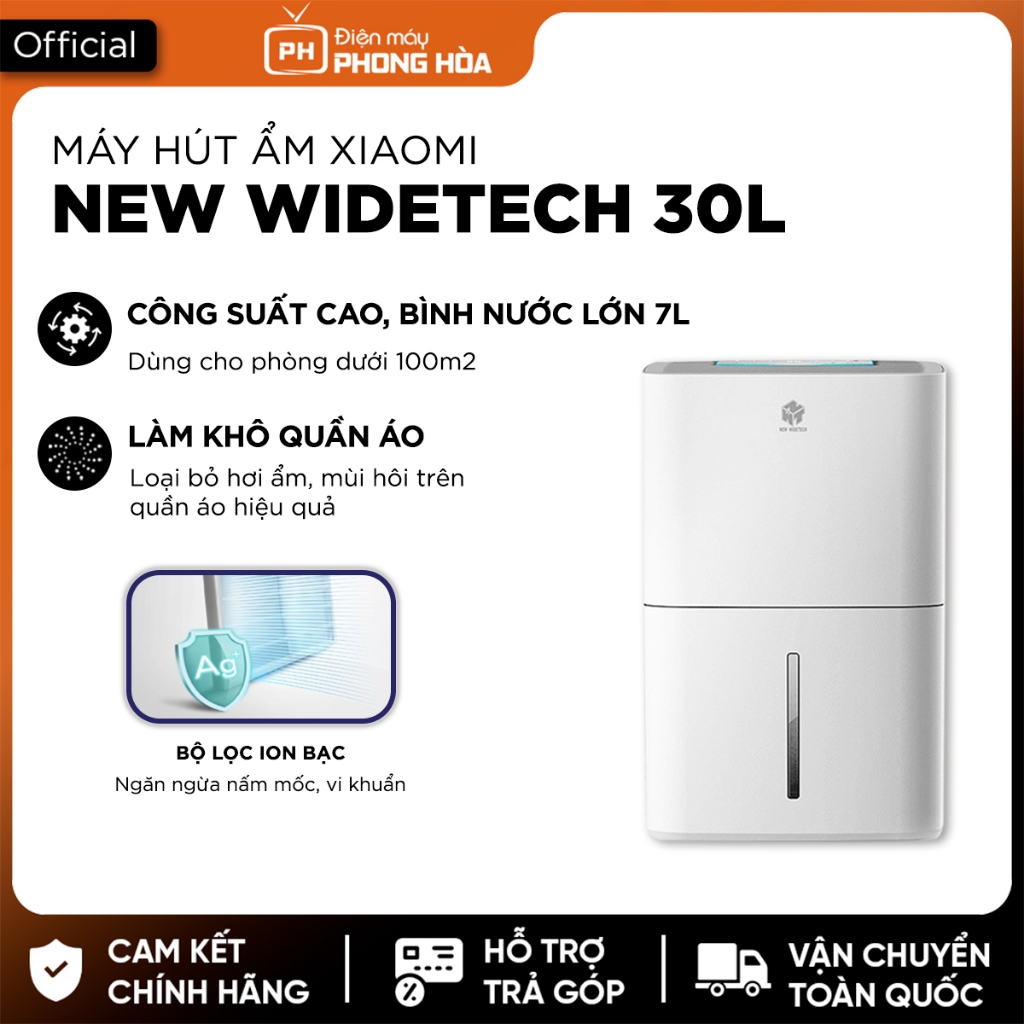 Máy hút ẩm Xiaomi Widetech 10L/12/18/24/60L/Mijia 22L- Bảo hành 12 tháng