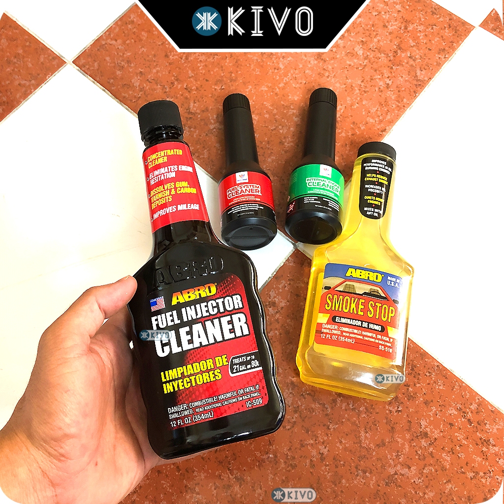 Phụ Gia Xăng Xe Máy, Ô to ABRO, MAXLUBE Chính Hãng - Vệ Sinh Buồng Đốt, Súc Béc Xăng, Động Cơ - Vệ Sinh Kim Phun Kivo