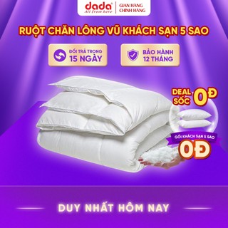 Ruột Chăn Khách Sạn/Resort 5 Sao Cao Cấp DaDa - Mềm Mịn Thoáng Mát/ Dùng 4 Mùa - Lông Vũ Nhân Tạo