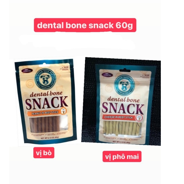 Xương gặm cho chó Dental Bone Snack-60g