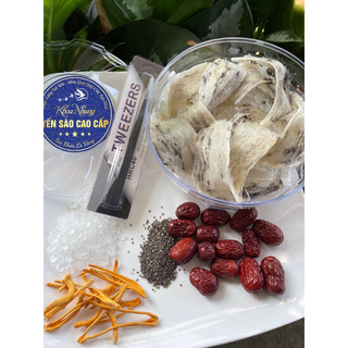 Yến sào thô các loại tặng kèm táo đỏ hạt chia đường phèn