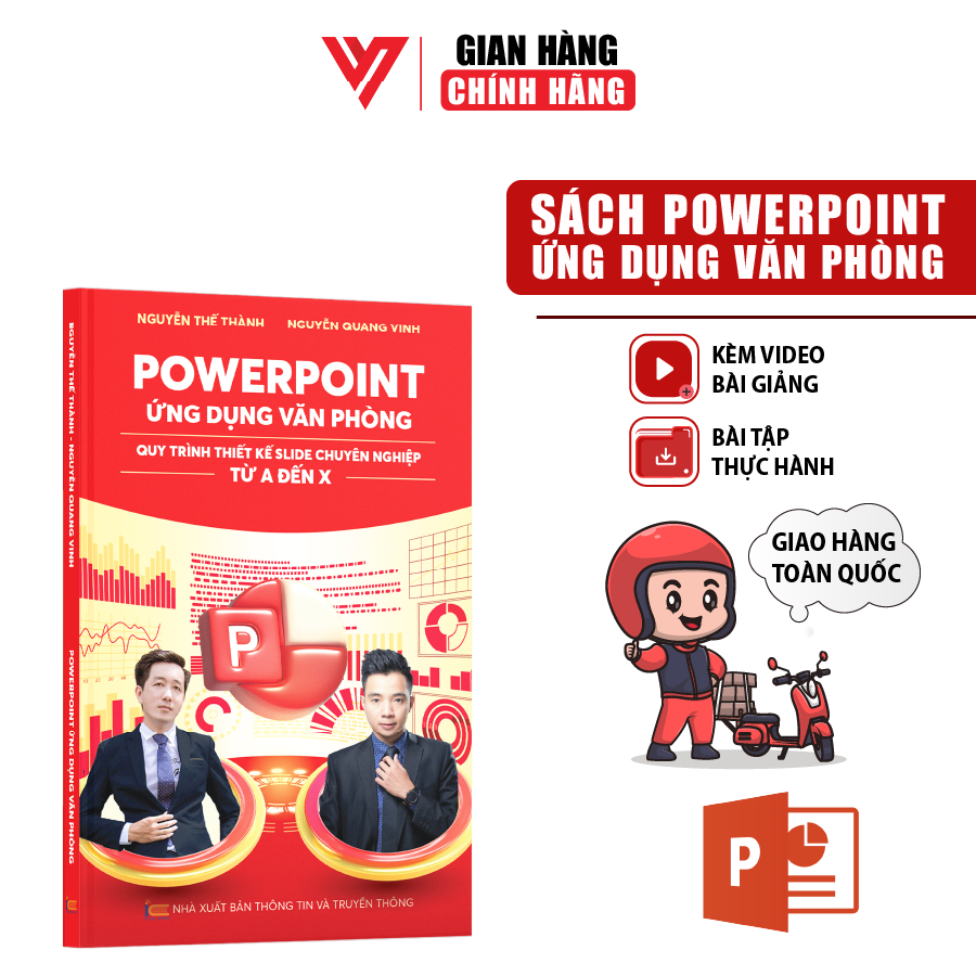 Sách PowerPoint ĐÀO TẠO TIN HỌC Quy Trình Thiết Kế Slide Chuyên Nghiệp Từ A-X Kèm Khoá Học Video Online