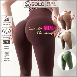 Quần Tập Gym Yoga Legging Cạp Cao Chun Mông Thể Thao Nữ Thun Dệt Dày Co Dãn Thông Thoáng 𝙎𝙤𝙡𝙤 𝙎𝙥𝙤𝙧𝙩𝙨𝙬𝙚𝙖𝙧 410
