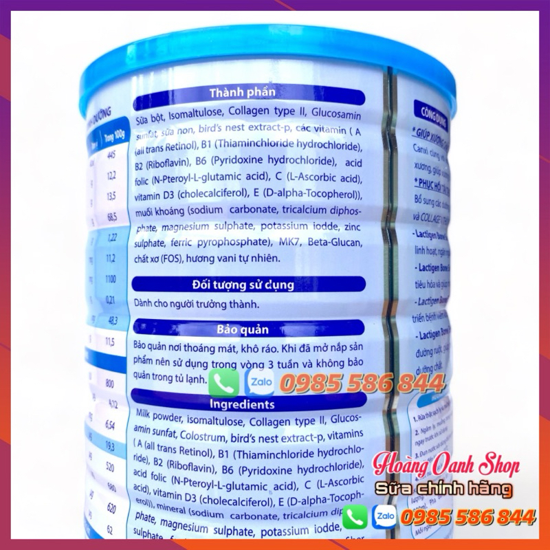 Sữa Lactigen Bone Sure Xương Khớp 900g