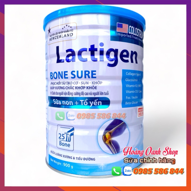 Sữa Lactigen Bone Sure Xương Khớp 900g
