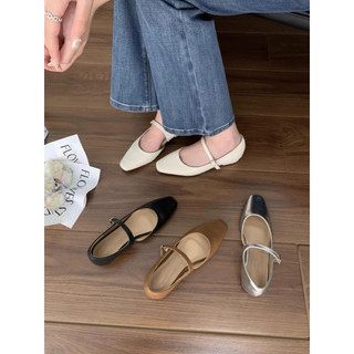Giày búp bê Mary Jane mũi vuông cao 2cm size 35 đến size 42 cho nàng ngoại cỡ - TOFFLY SHOES