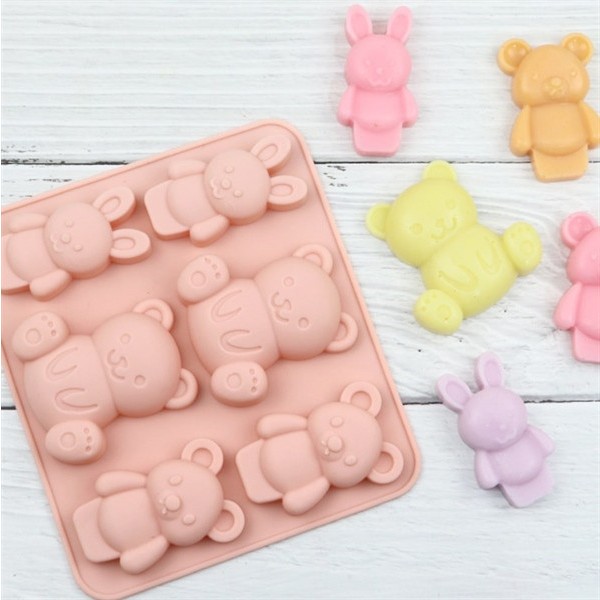 Khuôn Silicon Đổ Socola, Làm Thạch, Kẹo Dẻo