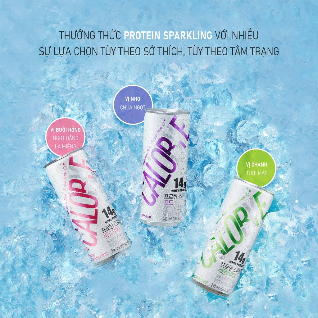 Nước uống sparkling (1 lốc 6 lon)