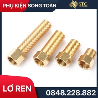 Lơ Ren Phi 21 Dài 5cm & 7cm & Nối Ren Ren Trong Ren Ngoài - Đồng Thau (Adaptor female to male) Sơ mi & cả rá ngược