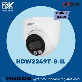 Camera ip dome full color 2mp dahua dh-ipc-hdw2249t-s-il giá rẻ