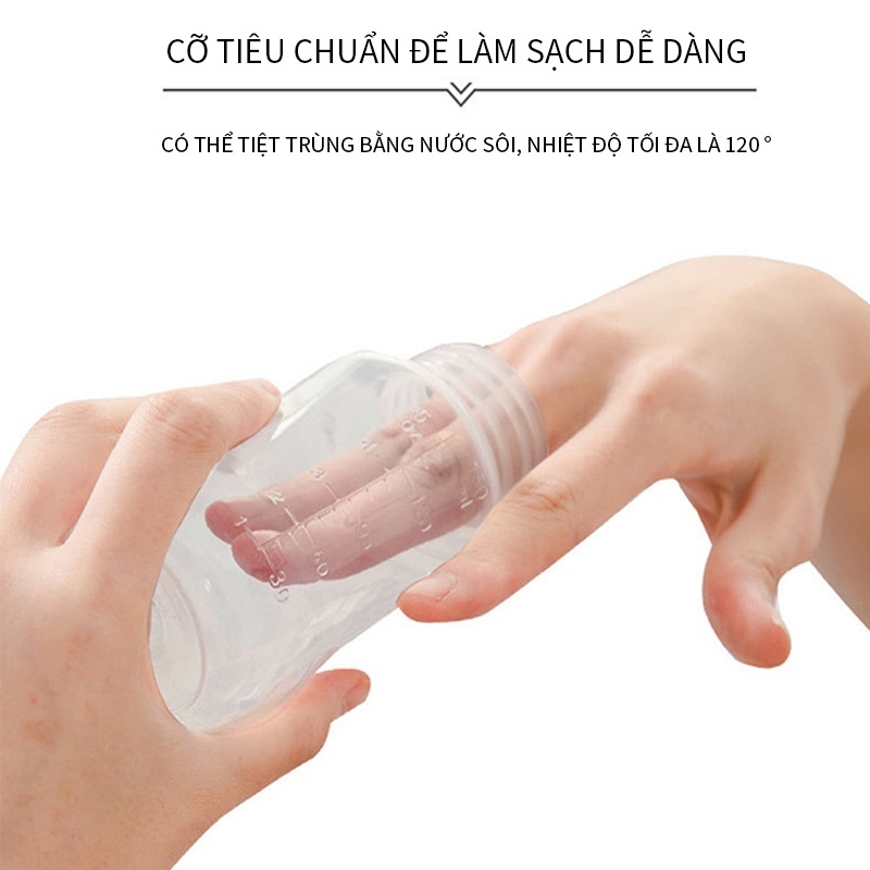 Tushie Treats Máy hút sữa cầm tay,máy hút sữa không dây,bình vắt sữa cho bé Kích Sữa Về Nhanh, Lực Hút Mạnh,Có thể tháo